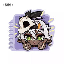 Load image into Gallery viewer, Genshin Impact Natlan Emoticon Character Coil Notepad Preorder
