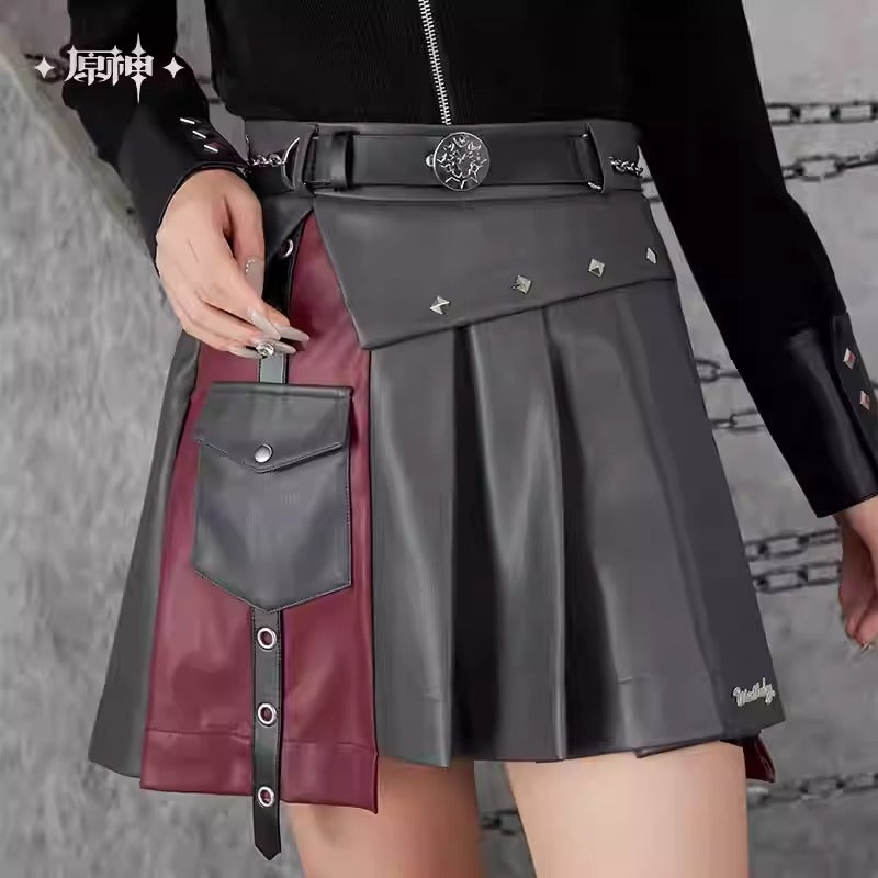 Genshin Impact Wriothesley Themed Pleated Skirt Preorder