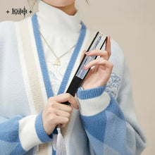 Load image into Gallery viewer, Genshin Impact Ganyu Themed Folding Fan
