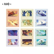 Load image into Gallery viewer, Genshin Impact The Long Way Home Photo Themed Badge and Collector's Card Set Preorder

