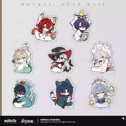 Honkai: Star Rail Boys Dormitory Themed Chibi Acrylic Character Stand Preorder