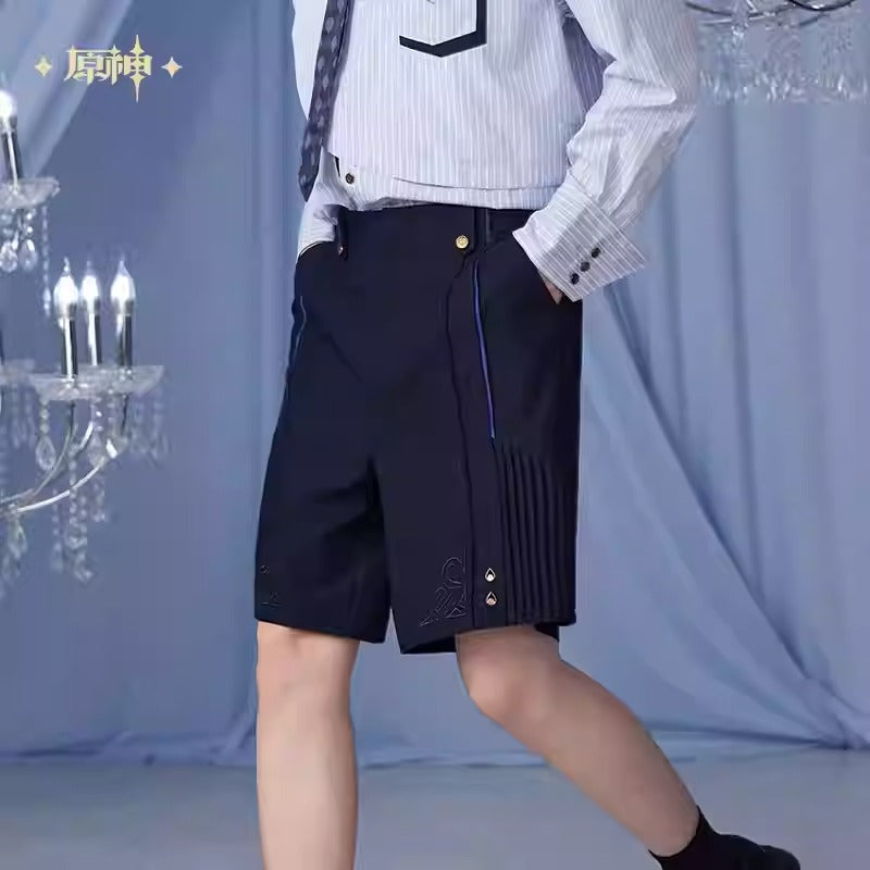 Genshin Impact Furina Themed Shorts / Corset Tail Preorder