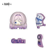 Load image into Gallery viewer, Genshin Impact Aurora Party Themed Vinyl Croc Accessories Preorder
