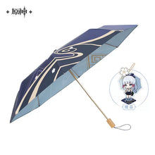 Load image into Gallery viewer, Genshin Impact Kamisato Ayaka Themed Folding Umbrella
