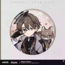 Load image into Gallery viewer, Honkai: Star Rail Tiny Cat Themed Character Badge Preorder
