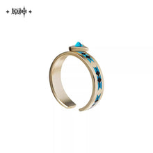 Load image into Gallery viewer, Genshin Impact Citali Themed Turquoise Ring Preorder
