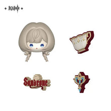 Load image into Gallery viewer, Genshin Impact Aurora Party Themed Vinyl Croc Accessories Preorder
