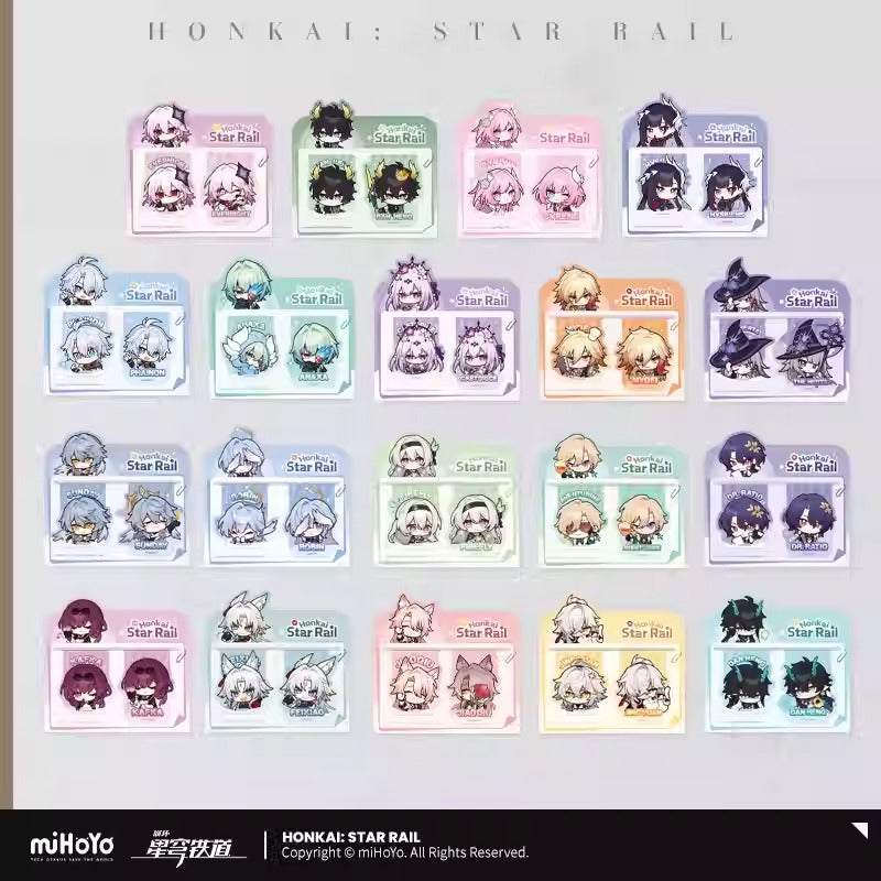 Honkai: Star Rail Pom-Pom Exhibition Hall Themed Soft Magnetic Bookmark Preorder
