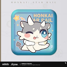 Load image into Gallery viewer, Honkai: Star Rail Pom Pom Exhibition Hall Themed Square Badge
