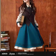 Load image into Gallery viewer, Honkai: Star Rail Aventurine Themed Pinafore Dress Preorder
