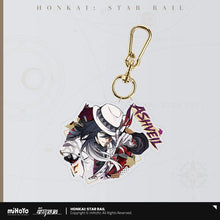 Load image into Gallery viewer, Honkai: Star Rail Aha Universe Themed Acrylic Keychain Preorder
