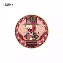 Load image into Gallery viewer, Genshin Impact Rainbow Invitation Metal Character Badge Preorder
