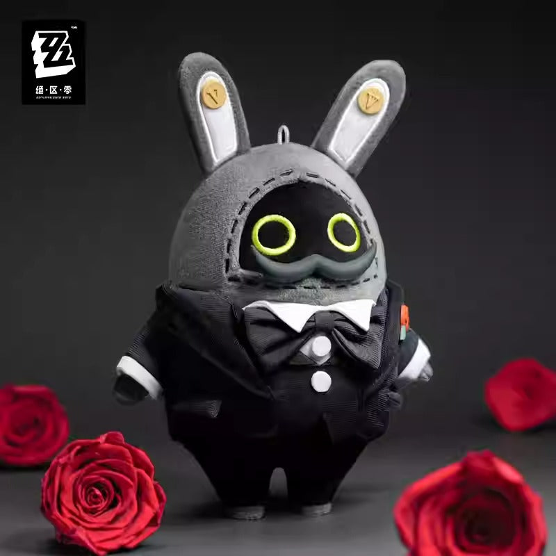 Zenless Zone Zero Bangboo Butler and Robin Plush Keychain
