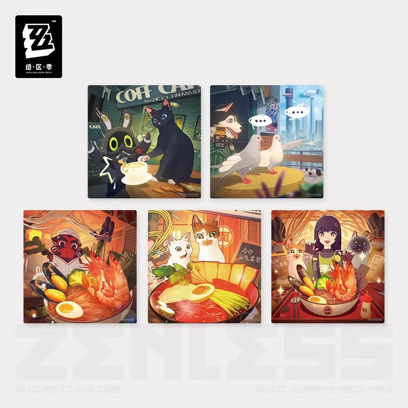 Zenless Zone Zero Eridu Photography Themed Collectable Transparent Card Set Preorder