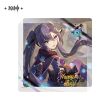 Load image into Gallery viewer, Genshin Impact Destined Day Themed 2025 Thick Acrylic Character Coaster Preorder
