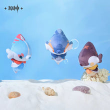 Load image into Gallery viewer, Genshin Impact Fontaine Fontemer Aberrant Bubbly Seahorse Plush Keychain
