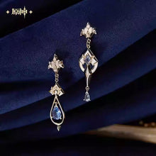Load image into Gallery viewer, Genshin Impact Furina Themed Earrings Preorder
