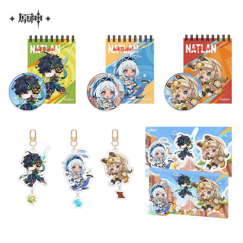 Genshin Impact Blaze to Natlan Themed Chibi Character Merchandise Preorder
