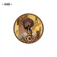 Load image into Gallery viewer, Genshin Impact Rainbow Invitation Metal Character Badge Preorder

