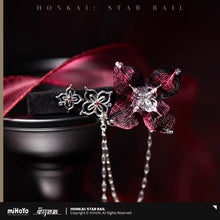 Load image into Gallery viewer, Honkai: Star Rail Evernight Themed Hair Clip Brooch Preorder
