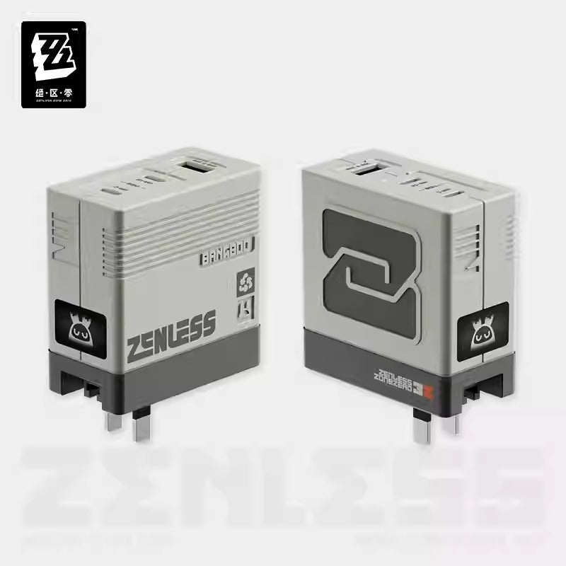 Zenless Zone Zero Rapid Power Pro Themed 140w GaN Three Port Fast Charging Adapter Preorder