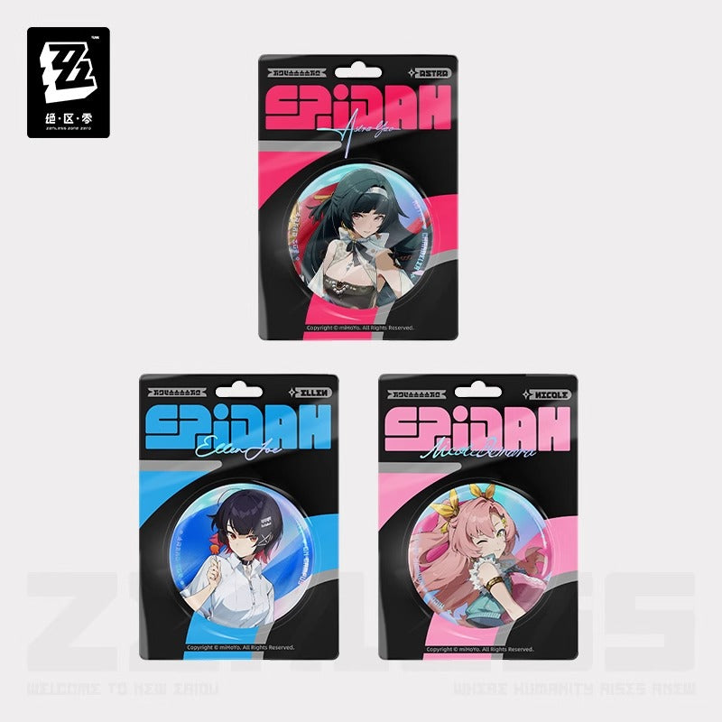 Zenless Zone Zero Eridu Photography Themed Character Badge Preorder