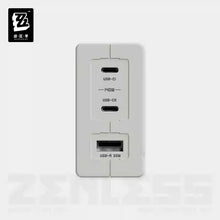 Load image into Gallery viewer, Zenless Zone Zero Rapid Power Pro Themed 140w GaN Three Port Fast Charging Adapter

