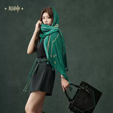 Load image into Gallery viewer, Genshin Impact Alhaitham Themed Spring/Summer Shawl/Scarf Preorder
