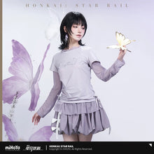 Load image into Gallery viewer, Honkai: Star Rail Castorice Themed Faux Two-Piece T-Shirt Preorder
