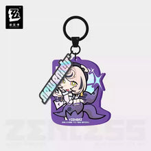 Load image into Gallery viewer, Zenless Zone Zero New Eridu Themed Spook Shack Acrylic Chibi Character Keychain Preorder

