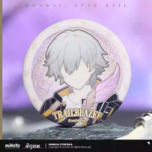 Load image into Gallery viewer, Honkai: Star Rail Trailblazer's Handwriting Themed Badge Preorder
