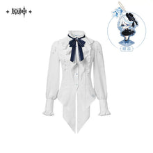 Load image into Gallery viewer, Genshin Impact Furina Themed Long Sleeved Waisted Blouse Preorder
