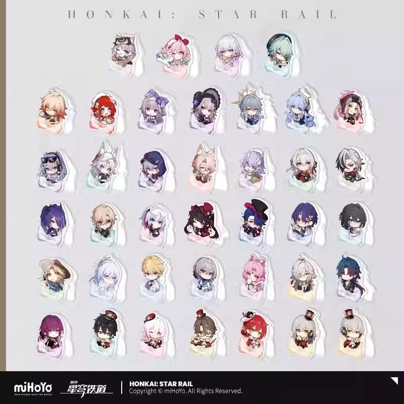 Honkai: Star Rail Nameless Guest Themed Acrylic Character Clip Preorder