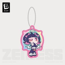 Load image into Gallery viewer, Zenless Zone Zero PINK Sugar Rush Themed Angels of Delusion Acrylic Keychain Preorder
