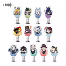 Load image into Gallery viewer, Genshin Impact Fontaine Emoticon Acrylic Character Spring Stand Preorder
