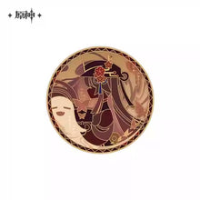 Load image into Gallery viewer, Genshin Impact Rainbow Invitation Metal Character Badge Preorder

