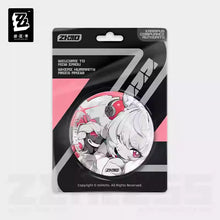 Load image into Gallery viewer, Zenless Zone Zero Krampus Compliance Authority Cinema Themed Reflective Character Badge Preorder
