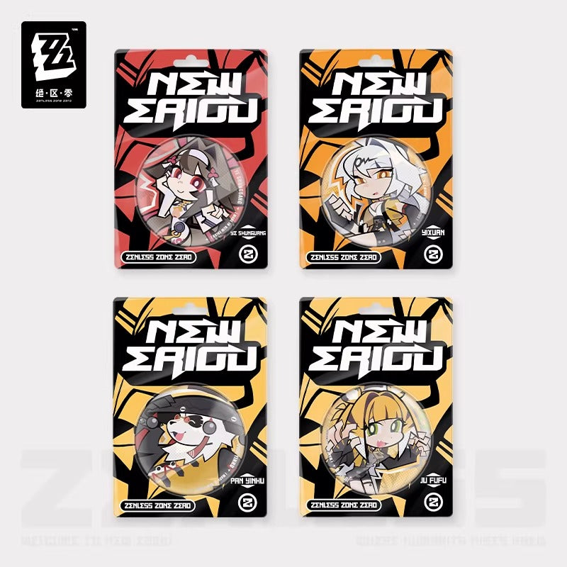 Zenless Zone Zero New Eridu Themed Yunkui Summit Chibi Character Badge Preorder