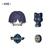 Load image into Gallery viewer, Genshin Impact Aurora Party Themed Vinyl Croc Accessories Preorder
