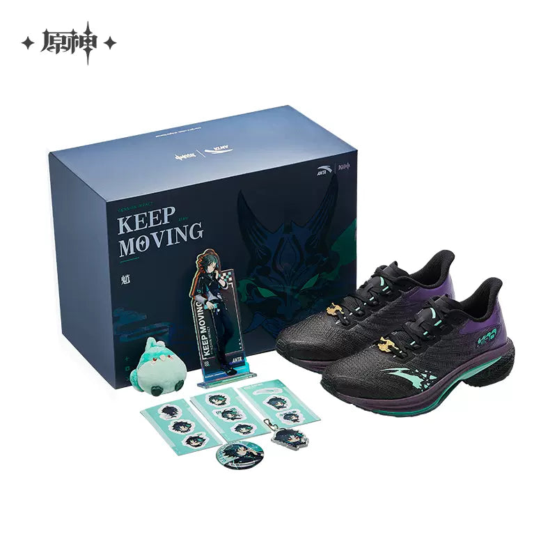 Genshin Impact x Anta Mach 4 Xiao Collaboration Running Shoes Preorder