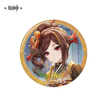 Load image into Gallery viewer, Genshin Impact Destined Day Themed 2025 Character Badge Preorder
