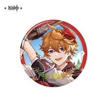 Load image into Gallery viewer, Genshin Impact Destined Day Themed 2025 Character Badge Preorder
