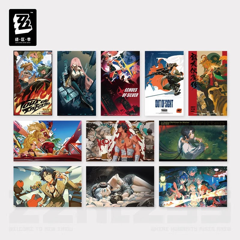 Zenless Zone Zero Random Play Videotape Poster Collection Vol 4. Preorder