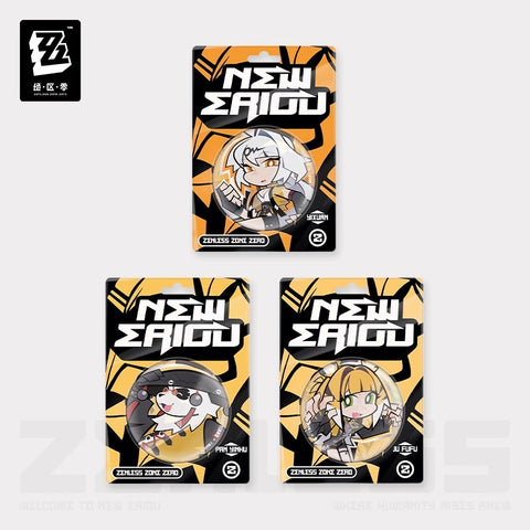 Zenless Zone Zero New Eridu Themed Yunkui Summit Chibi Character Badge Preorder