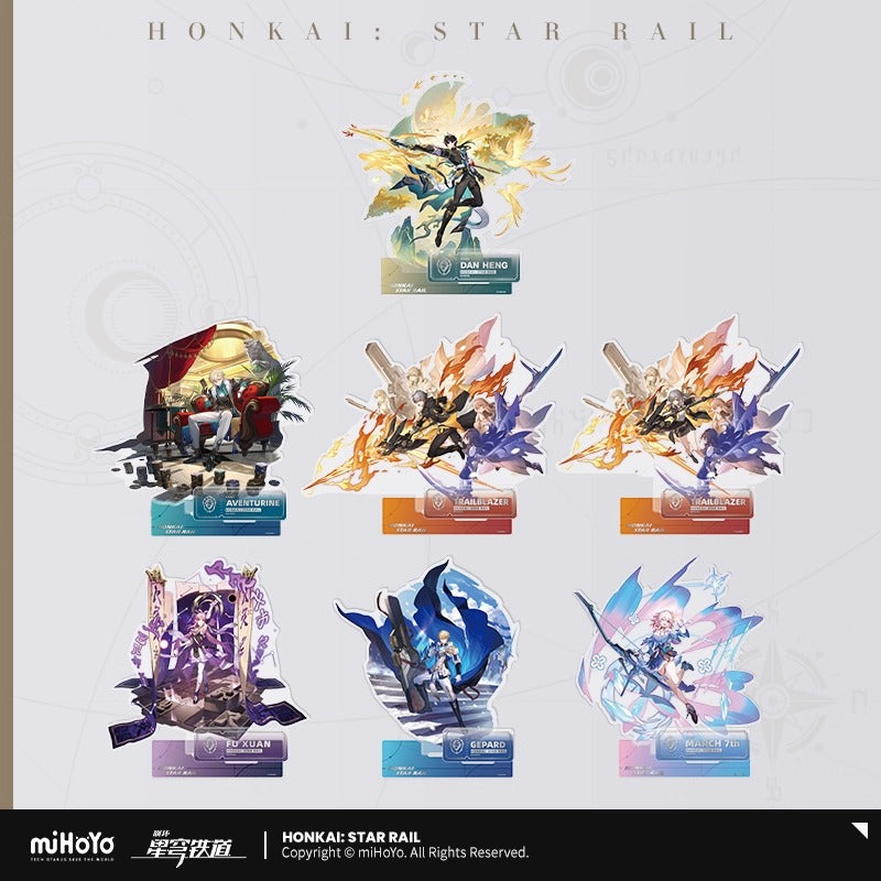 Honkai: Star Rail The Preservation Character Stands
