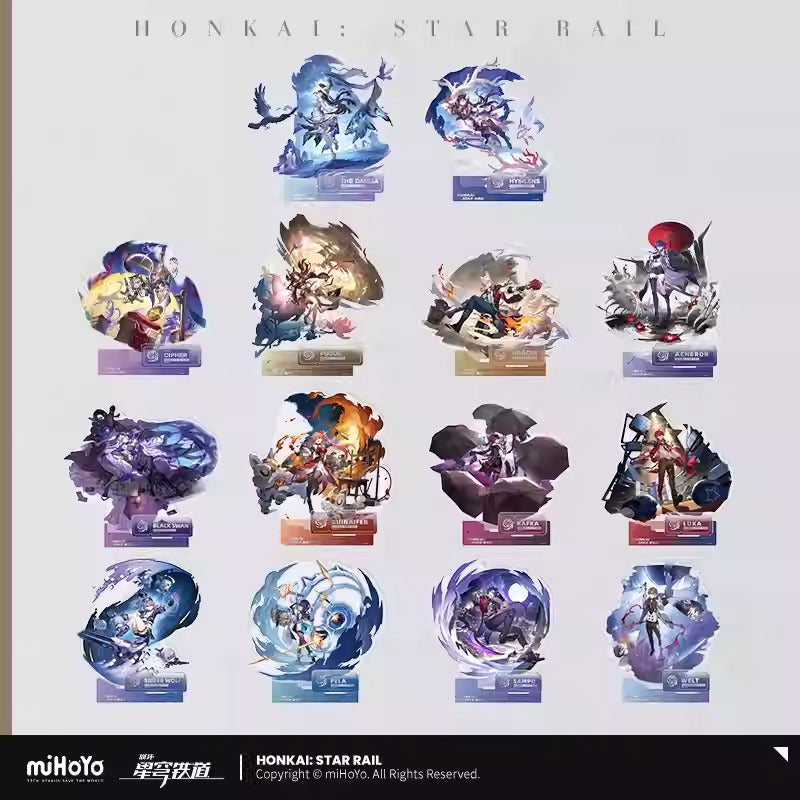 Honkai: Star Rail The Nihility Character Stands