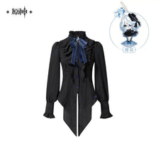 Load image into Gallery viewer, Genshin Impact Furina Themed Long Sleeved Waisted Blouse Preorder
