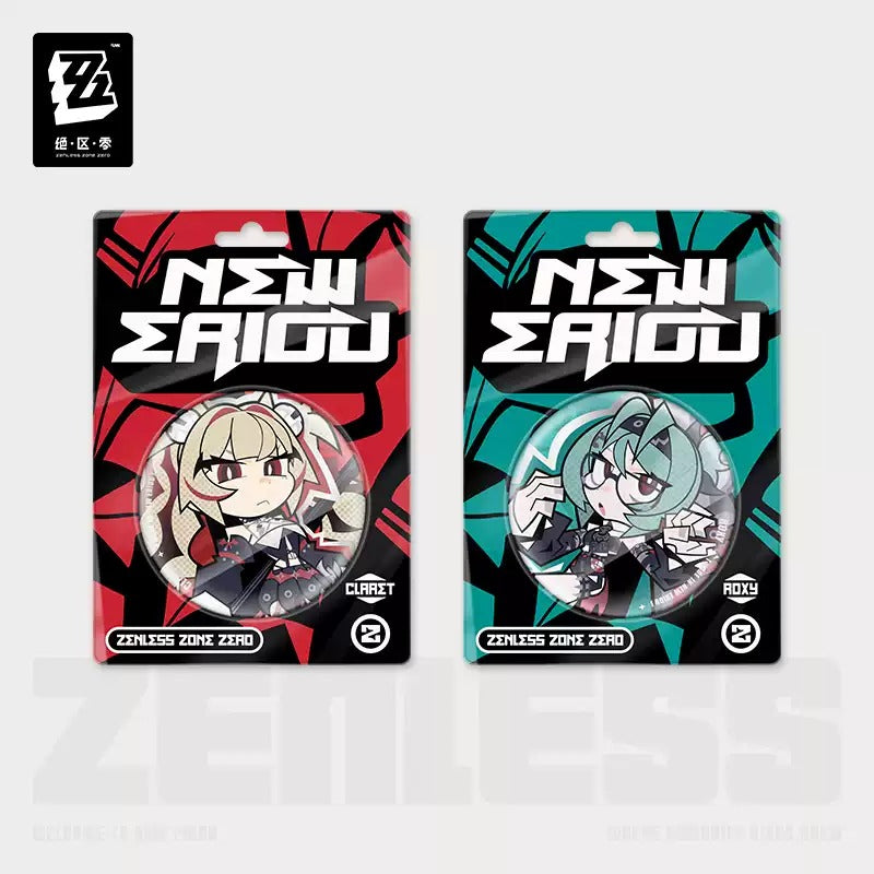 Zenless Zone Zero New Eridu Themed Flint Workshop Chibi Character Badge Preorder