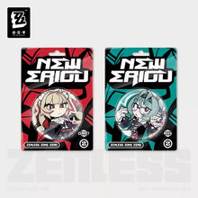 Load image into Gallery viewer, Zenless Zone Zero New Eridu Themed Flint Workshop Chibi Character Badge Preorder
