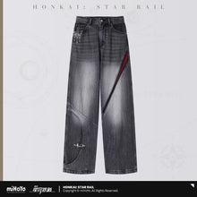 Load image into Gallery viewer, Honkai: Star Rail Evernight Themed Jeans Preorder

